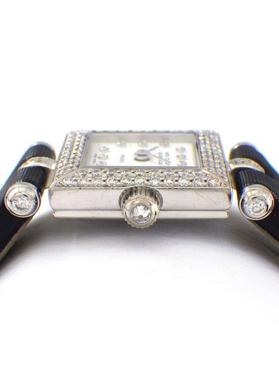 Van Cleef & Arpels Watch Fantasy Carre Diamond Bezel Index Lug Square White main image 8